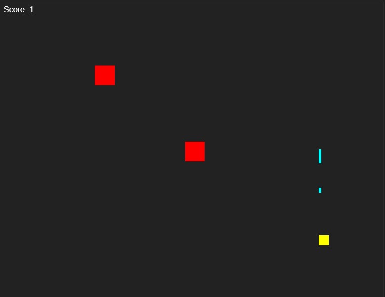 Thinking of other arcade games, I was inspired by space invaders and tried to make a shooter. 