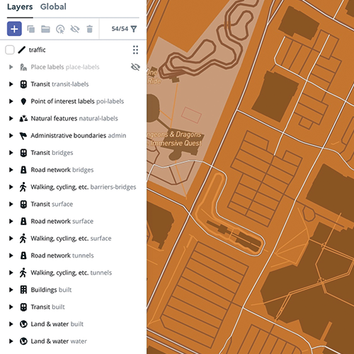 After looking at the result of the map I wanted to turn POI on.