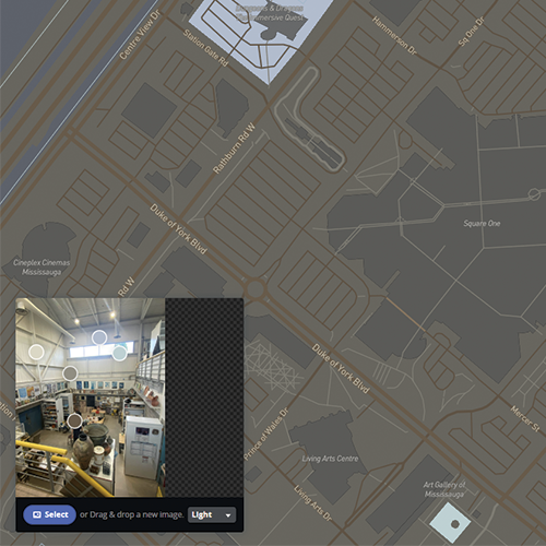 After taking a picture of the ceramics studio, I put it into Cartogram to see what it would come up with.