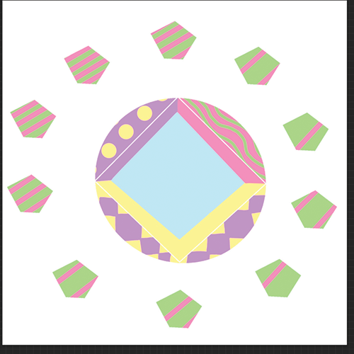 I didn't like the solid black outline on everything and erased it to make it look nicer.