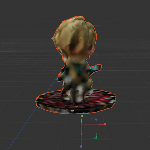 I started working on Aventurine in C4D and following the tutorial I flipped him upwards.